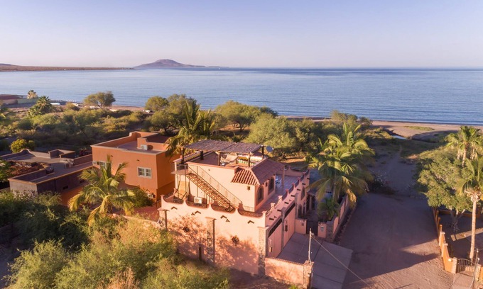 Loreto Villa | Beachfront in Town with amazing views, enjoy Loreto without a car.