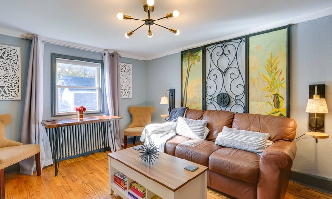 Beacon Apartment | Beacon Apt w/Patio + Grill; Walk to Main St!