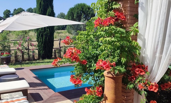 La Capelle-et-Masmolene House | Beautiful villa with pool and countryside views, 12 minutes from historic Uzes