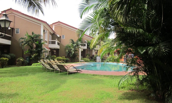 Sainagar Apartment | BEAUTIFUL 2 ROOMS APARTMENT IN THE HEART OF CANDOLIM IN A RESORT WITH A POOL