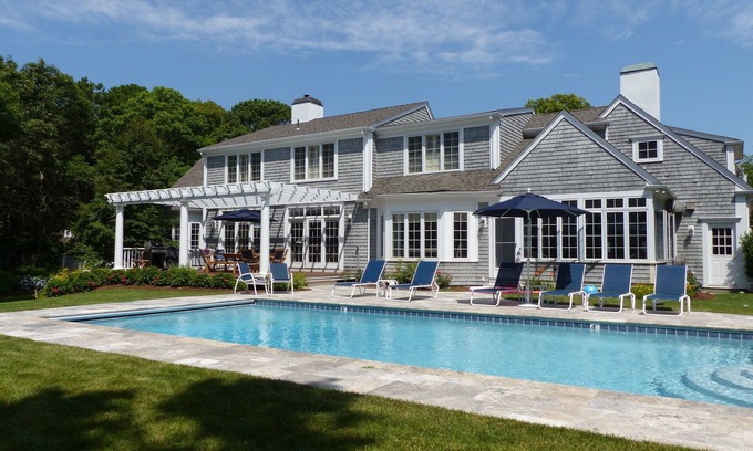Osterville House | Beautiful 5 Star Home. Sleeps 13. Heated pool, bike to beach & quaint village