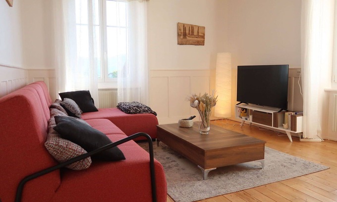 Sainte-Croix Apartment | Beautiful apartment for 6 people with WIFI, TV, panoramic view and parking