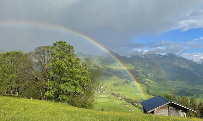 Zweisimmen Apartment | Beautiful apartment for 3 guests with WIFI, balcony and pets allowed