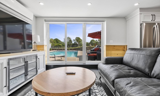 Ipswich Apartment | Beautiful backyard farm. Very quiet. Pool. Walking trails and beaches nearby.