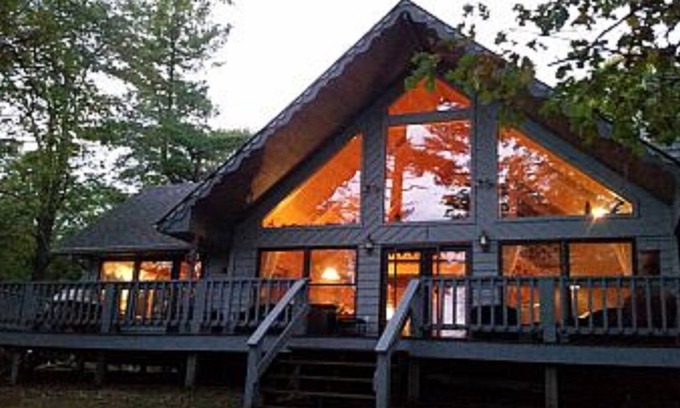 Longville Ski Chalet | Beautiful Chalet On Long Lake. Spring and Summer dates still available!