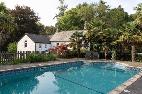 Mabe House | Beautiful Country Farmhouse Set In A Stunning Woodland With Pool, Sauna & Parking at 'The Old Farmhouse'