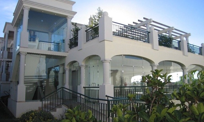 Guia Apartment | Beautiful designer ground floor apartment with leisure complex pool, gym & sauna