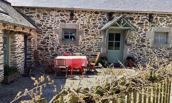 Saint-Martin-des-Pres Cottage | Beautiful cottage with private,heated pool and free internet access.