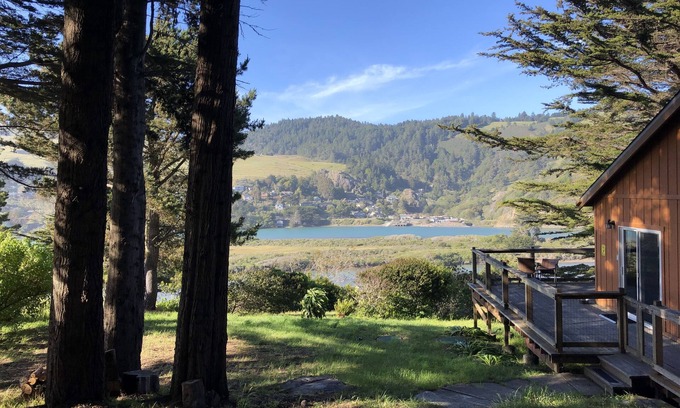 Occidental House | Beautiful home w/sweeping estuary, water views, Wifi, private grill & wood stove