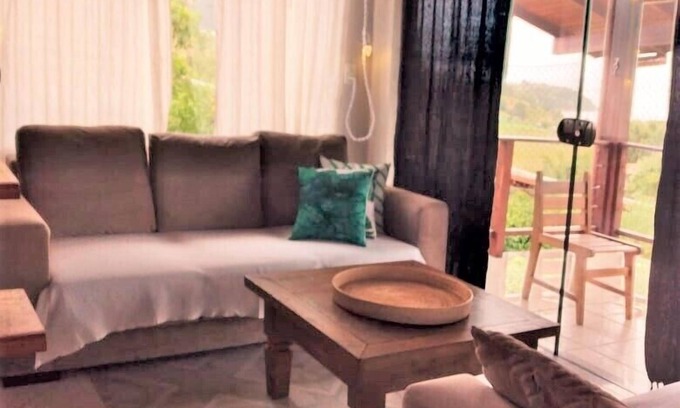 Praia do Rosa House | Beautiful house with incredible views of the Ibiraquera lagoon and the sea