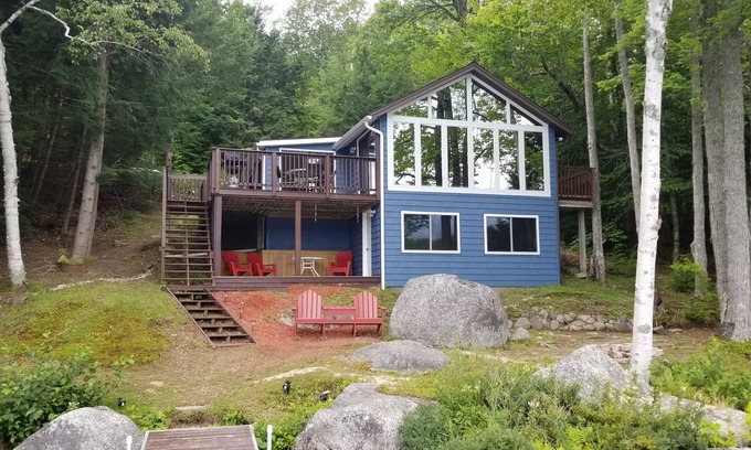 Lucerne-in-Maine Cabin | Beautiful Lake Front Cabin
