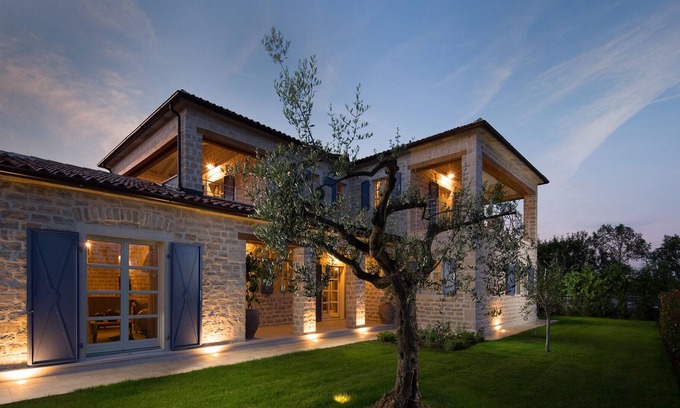 Korenici Villa | Beautiful luxury villa with private sports & ECO resort, Istria, Croatia