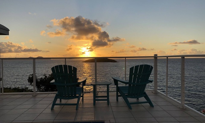 Estate Johns Folly Villa | Beautiful Oceanfront Pool Villa with Solar and Tesla Battery Backup!