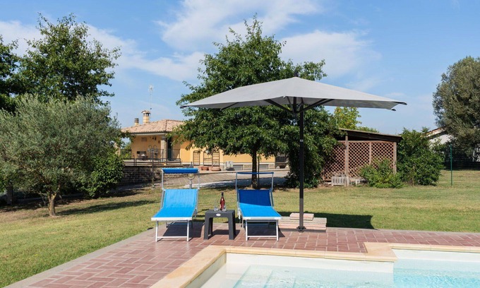 Manziana Villa | Beautiful private villa with A/C, WIFI, private pool, TV, patio, pets allowed and parking