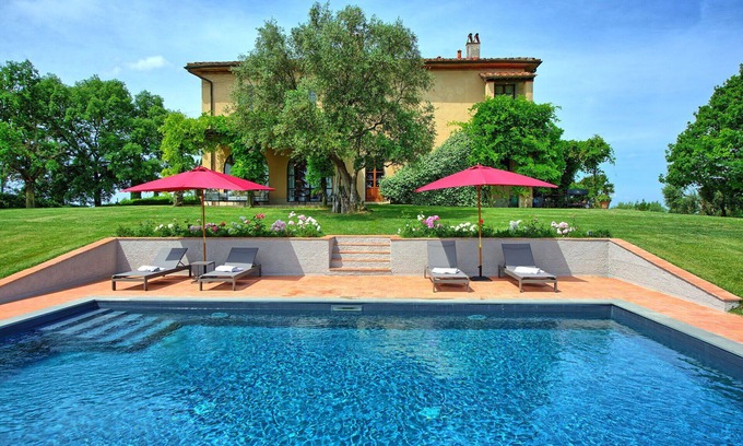 Cerreto Guidi Villa | Beautiful private villa with private pool, A/C, WIFI, patio, panoramic view and parking