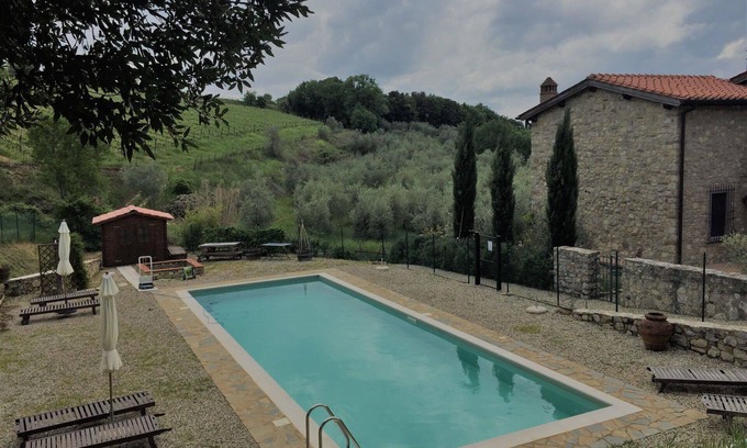 Villa A Sesta Villa | Beautiful private villa with pool, WIFI, A/C, TV, patio, panoramic view and parking, close to Si.