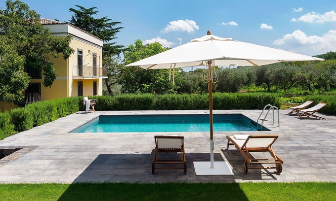Rovittello Villa | Beautiful private villa with private pool, WIFI, TV, terrace, pets allowed, panoramic view, parking