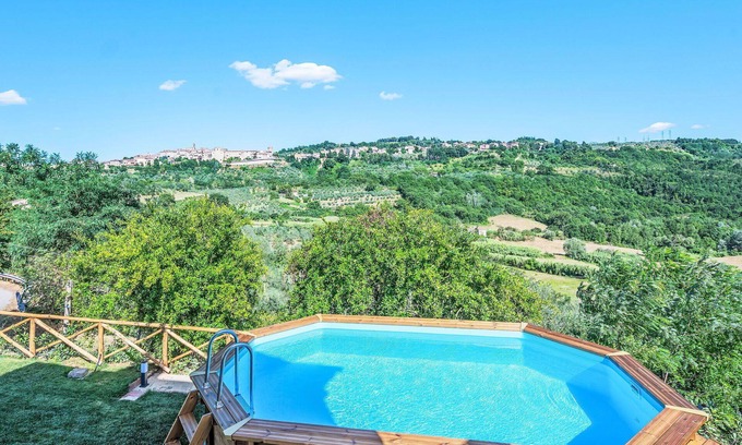 Ficulle House | Beautiful private villa with private pool, WIFI, hot tub, TV, patio, pets allowed and panoramic .