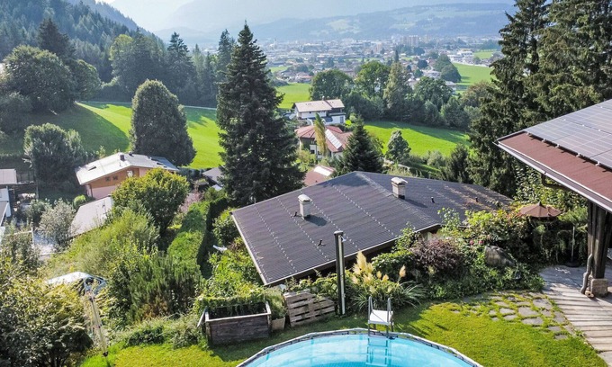 Woergl House | Beautiful private villa for 10 people with WIFI, private pool, hot tub, TV, terrace and parking