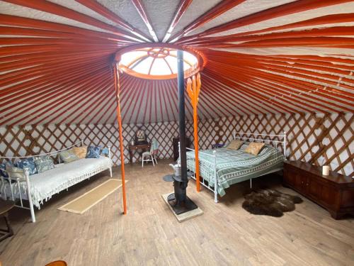 Redlynch House | Beautiful Rural Yurt with Wood Fired hot tub
