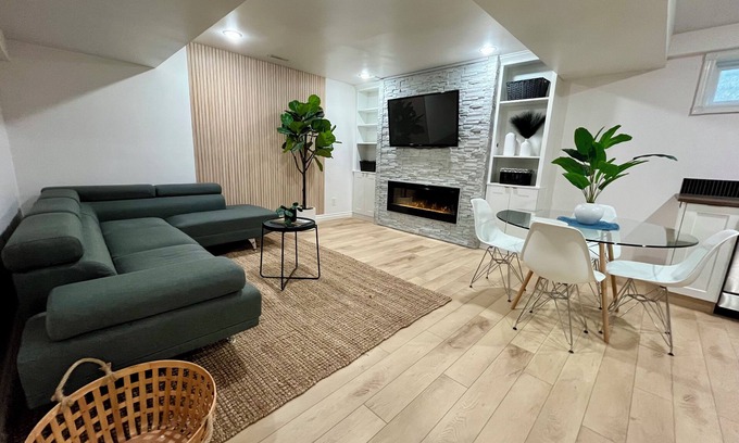 Southeast Calgary House | Beautiful suite with private sauna