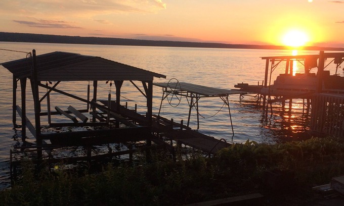 King Ferry House | Beautiful Sunsets at the Lake Camp