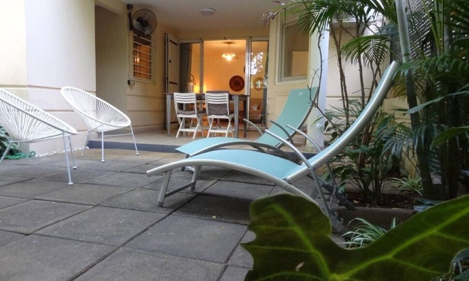 L'Ermitage-les-Bains Apartment | Beautiful T2 in the heart of the Hermitage 300m from the lagoon