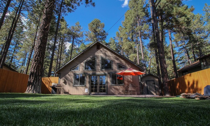 Mountainaire Cabin | Beautiful Wooded Dream Cabin Backs Forest