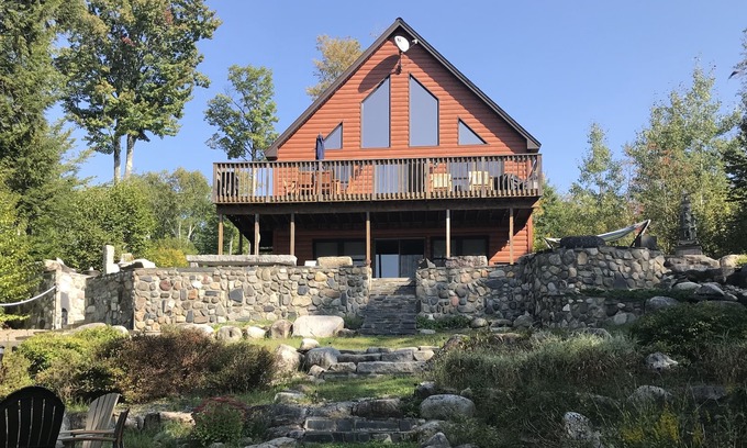 Saint Albans House | Beautiful year round lakefront home on crystal clear Great Moose Lake