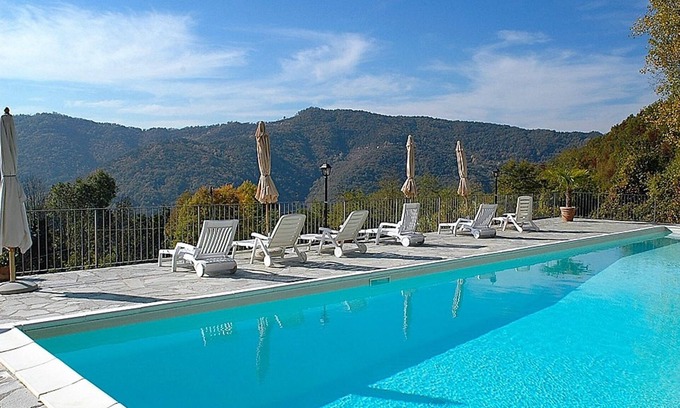 Pezzolo Valle Uzzone Apartment | Beautifully Restored Apartment in Farmhouse with Swimming Pool and Woodland