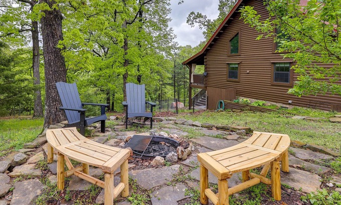 Sylvan Shores Cabin | Beaver Lake Vacation Rental w/Private Hot Tub!
