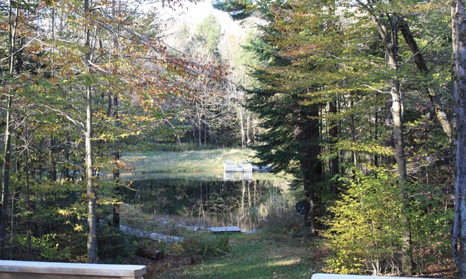 Becket House | Becket Contemporary Cottage in the Woods Overlooking a Private Spring Fed Pond