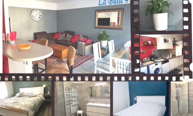 Saint-Remi Apartment | BedinReims cozy apartment parking and wifi free ideal 4 Adultes et 2 Enfants