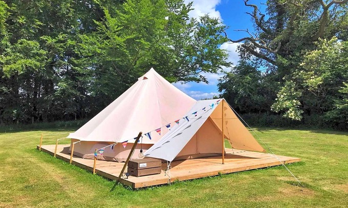 Swannington House | Bell Tents in Swannington with BBQ & Garden