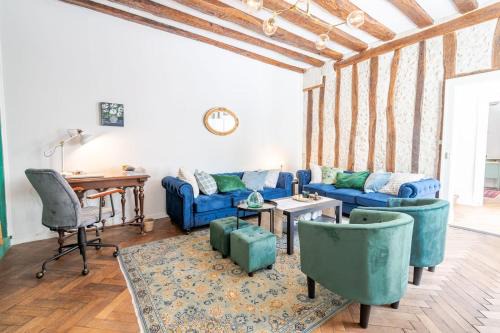 Amboise House | Belle-Bleu Townhouse - Maison pour 8pers.