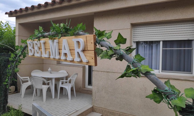 Riumar Ski Chalet | "Belmar"@MARISOL: 400m to the beach, private pool, A/C, WiFi, dog beach