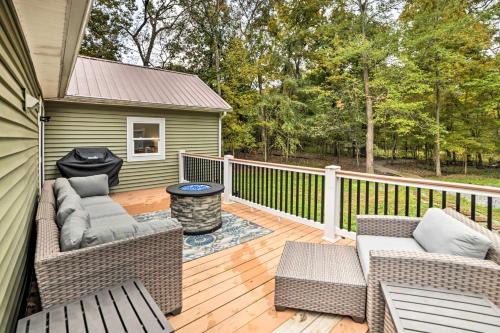Benton House | Benton House with Grill, Private Dock and Lake Access!