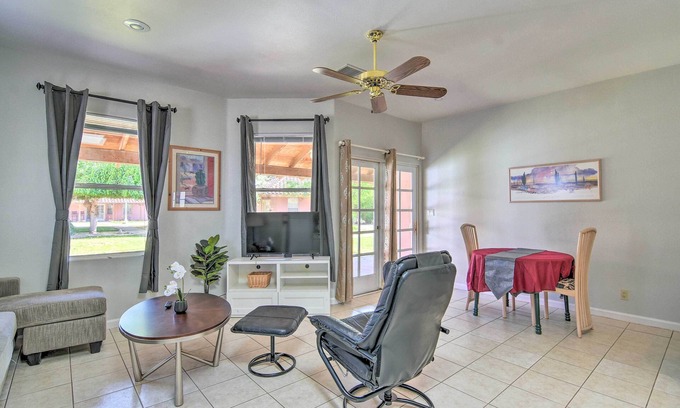 Eleven Mile Corner Apartment | 'Best Night's Sleep' Apt Near Skydive Arizona
