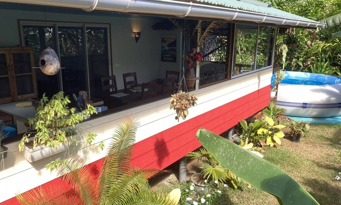Paopao Villa | Best value for money in Moorea, very quiet with private pool.