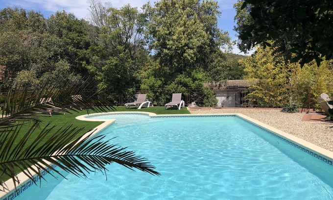 Collias Villa | Between Uzès and Pont du Gard, a haven of peace with swimming pool
