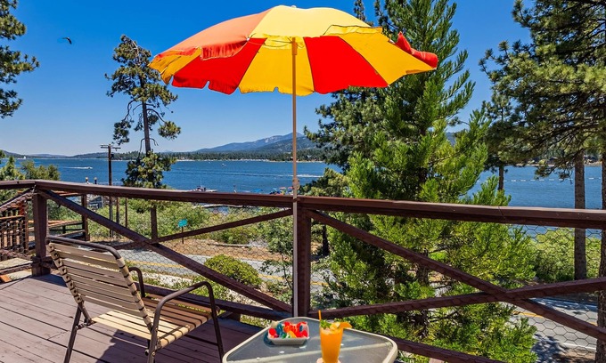 Fawnskin Cabin | Big Bear's Most Unique Location! Amazing View, Wood Fireplace, Backs To Mountain
