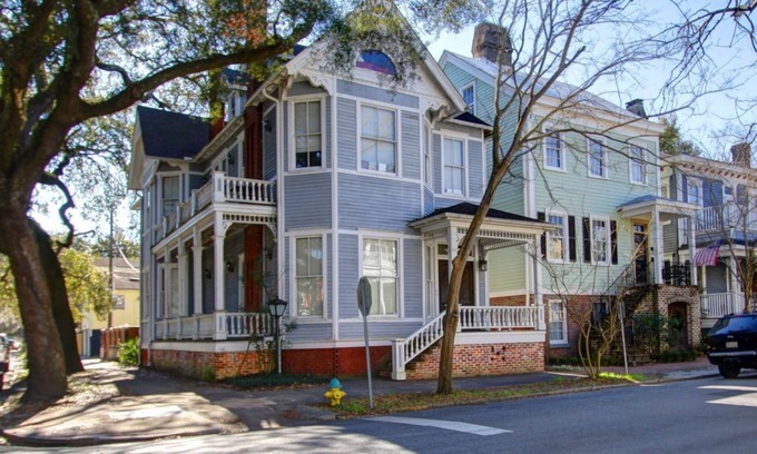 Savannah Victorian District House | Big Blue House - Both Units - Near Forsyth Park