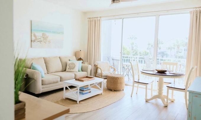 Gulf Place Apartment | Bikini Bottom on 30A - Gulf Place Cabanas Unit 208 - 3 Min Walk to Beach