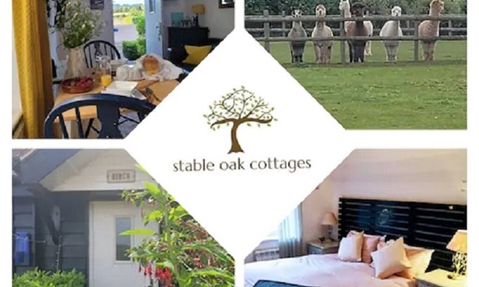 Harrietsham Cottage | Birch Cottage with wood-fired hot tub.