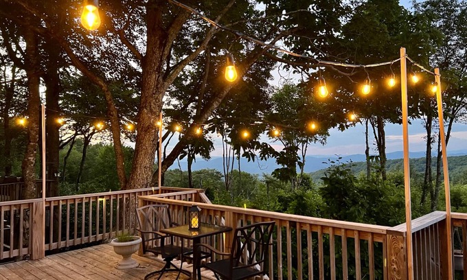 Beech Mountain House | Birchwood Chalet! Amazing views, across from resort, ski, bike, hiking nearby
