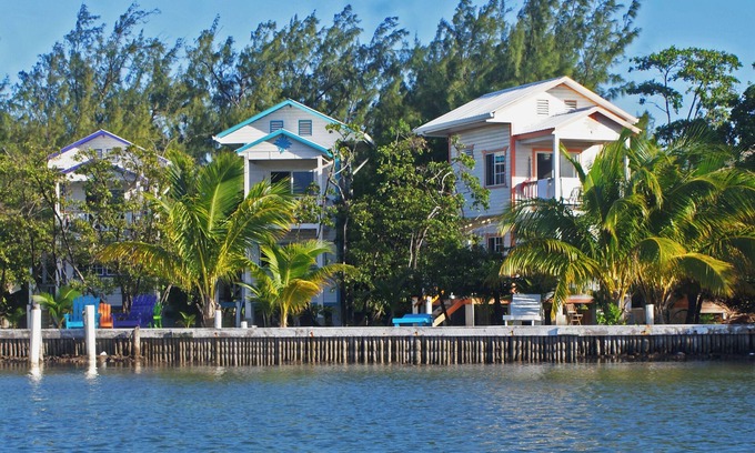 Caye Caulker Cottage | Birdhouses Pelican is a very unique place in the sunset side of the island.