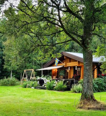 Ulricehamn House | Blockhütte in Alleinlage