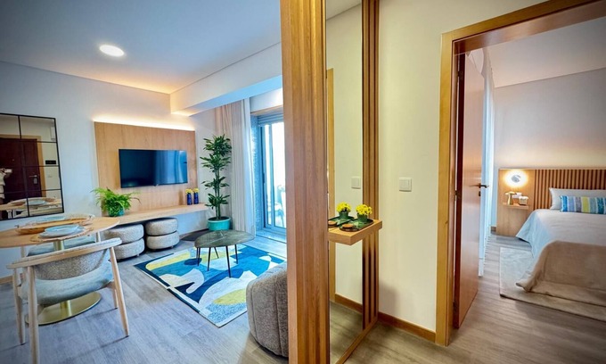 Leca da Palmeira Apartment | Blue Leça T1 (1st floor/Rear)