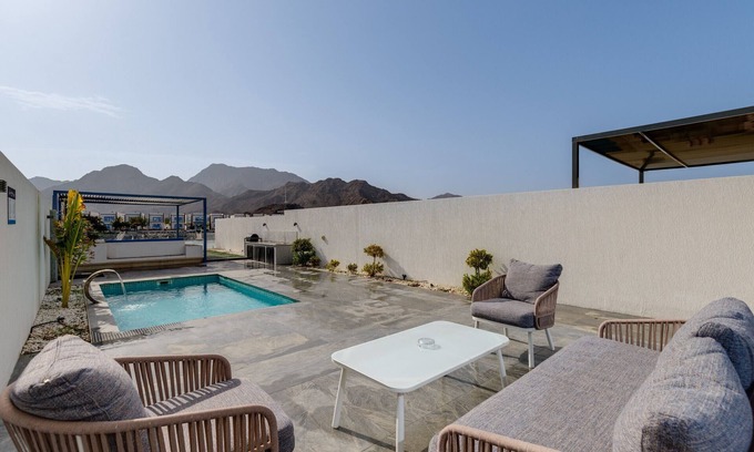 Sharm Villa | Blue Marble Beach 4BR Villa with AsstRm,Private Pool and Access to Floating Pier