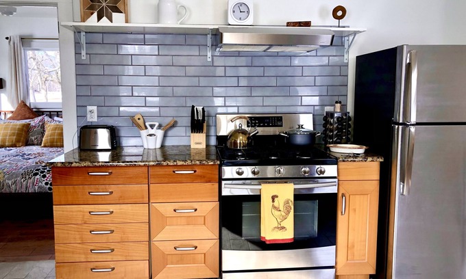Saugerties House | Blue Mountain Bungalow Light Filled Waterfall View